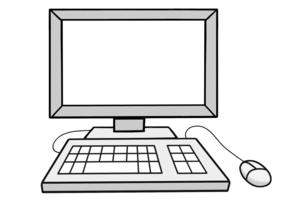 Bild vergr&ouml;&szlig;ern: Antrag am Computer