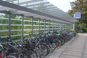 Bild vergr&ouml;&szlig;ern: Fahrradabstellanlage am Nordbahnhof Ost