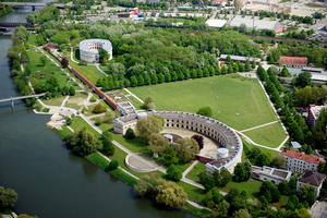 Bild vergr&ouml;&szlig;ern: Luftaufnahme vom Klenzepark