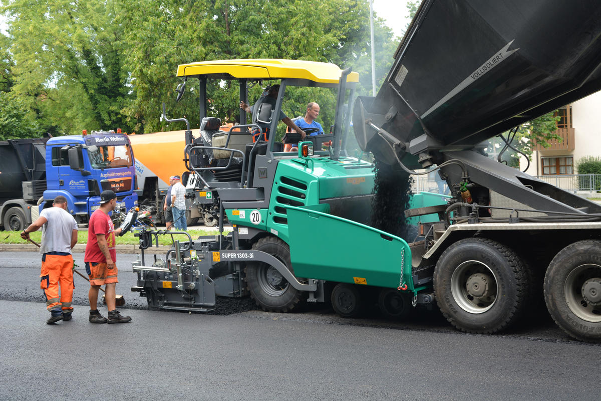 Baustelle Westliche Ringstra&szlig;e