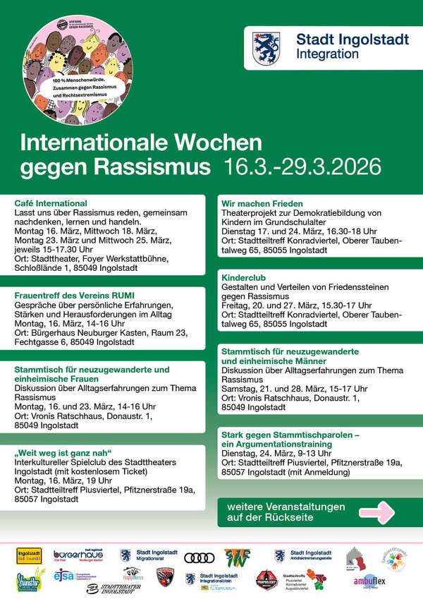 Bild vergr��ern: Wochen gegen Rassismus 2026