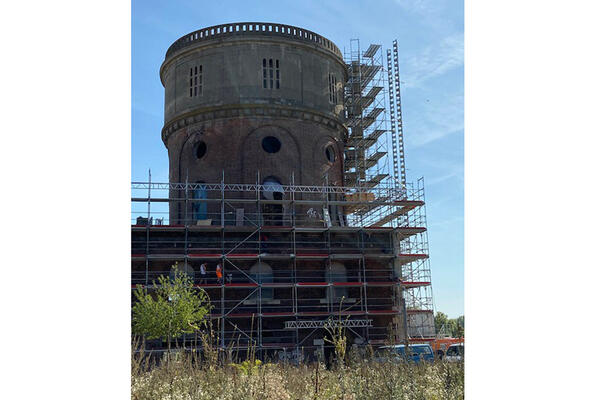 Ger&uuml;st am Wasserturm