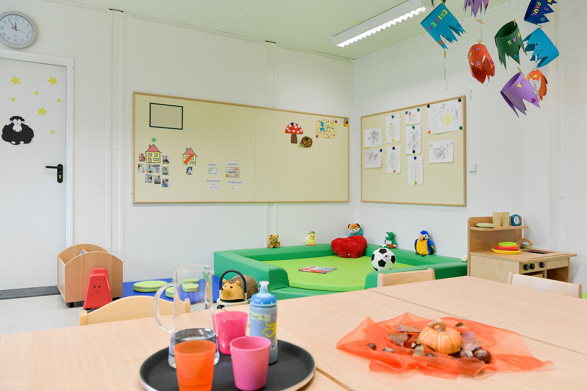 Kinderkrippe Schatztruhe