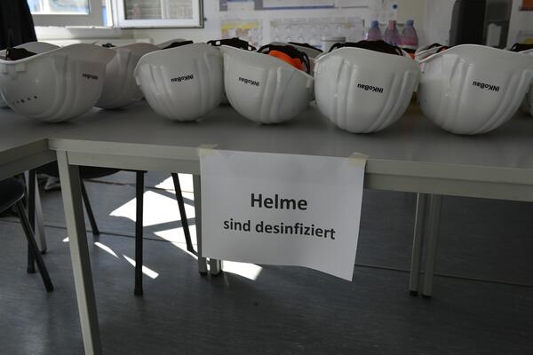 &Ouml;ffentliche Baustellenbegehung  am 25. September 2021