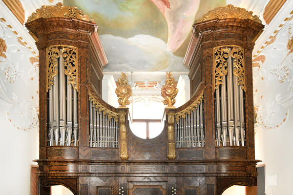 Bild vergr��ern: Orgel in der Asamkirche Maria de Viktoria