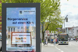 Digitale Werbem&ouml;glichkeit (City Screen)
