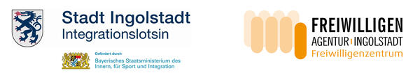 Logos von Integrationslotsin und Freiwilligenagentur