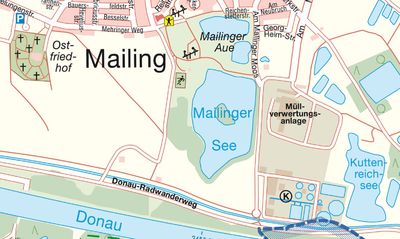 Foto Stadtplan Mailinger Aue
