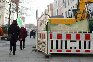 Bild vergr&ouml;&szlig;ern: Baubeginn Sanierungsarbeiten in der Fu&szlig;g&auml;ngerzone